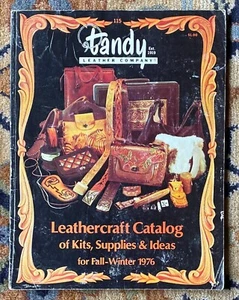 Big Vintage 1976 TANDY Leather Company Catalog, 115-pages, Full Color! - Bild 1 von 2