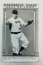 1948 Exhibits Baseball Greats Hall of Fame Frank Chance Good Stain