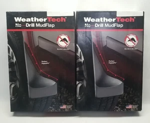 WeatherTech No-Drill MudFlaps Chevy Silverado 110035 Front 120035 Rear 2014-15 - Picture 1 of 10