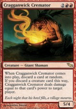 Cragganwick Cremator - Foil - Shadowmoor - LP, English MTG Magic FLAT RATE SHIP