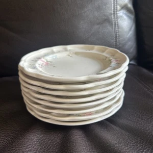 (8) Plato de ensalada/postre/pan vintage Pfaltzgraff TEA ROSE 7-1/4" - Imagen 1 de 8