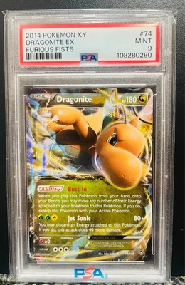 Dragonite EX 74/111 XY - Furious Fists Holo - Image 1 of 2