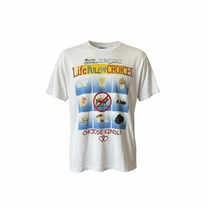 Camiseta Online Ceramics Life is Full of Choices Eat Mushrooms blanca adulto mediana - Imagen 1 de 11
