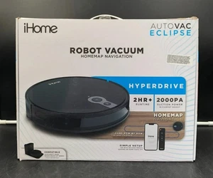 iHome AutoVAC Eclipse Robot Vacuum - Homemap Navigation (iHRV10Y-BLK) - Picture 1 of 4