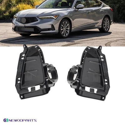 Fit Acura Integra 2023-2025 24 Front Bumper Foglight Cover Bezel Left+Right 2PCS - Image 1 of 4