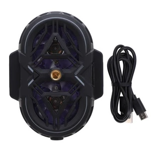 Wentylator chłodzący telefon Double Core Phone Cooler do transmisji na żywo do gier - Zdjęcie 1 z 24
