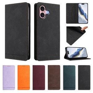 PU Leder Rundum Schutzhülle für Samsung Handytasche Magnetisch Schließen - Picture 1 of 16