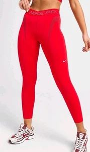 RARO!! Leggings para mujer Nike Pro tiro medio 7/8 gráficos HJ1219-657 talla 2XLARGE   - Imagen 1 de 5