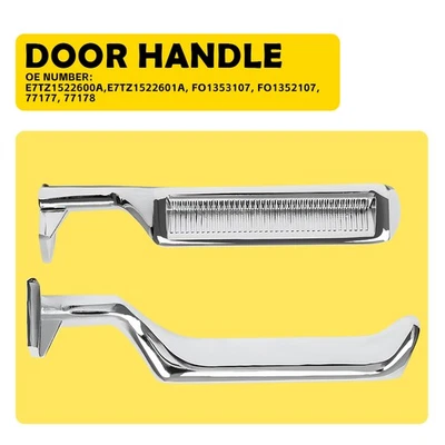 2X Manija de puerta interior F/R L&RChrome para camioneta Ford F250 1987-1998 1990-1999 F800 Foto 1 de 4