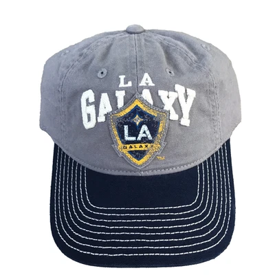 NUEVO CON ETIQUETAS LA Los Angeles Galaxy Gorra con tirantes Adidas MLS 2014 Gris Foto 1 de 4