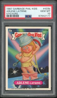 Topps Garbage Pail Kids 11th Series #433b Arlene Latrine PSA 10 GEM MINT Os11 - Image 1 of 2