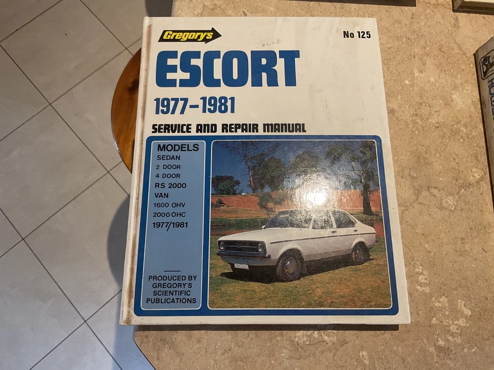 1975-1981 ford escort gregorys maintenance manual (excellent condition) - image 1 of 1