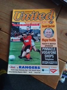 96/97 Dundee United v Rangers (7 May "9 in a Row" - League Clincher) (16) - Picture 1 of 5