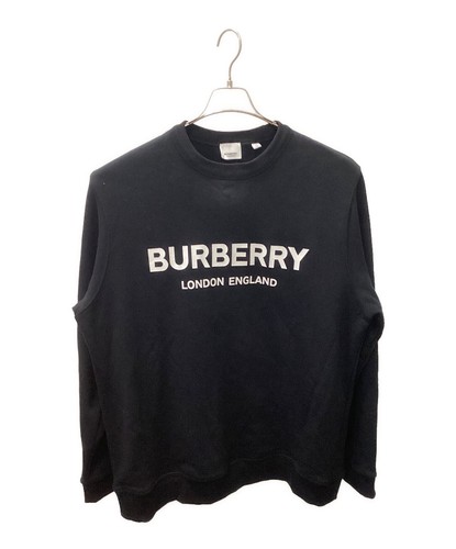 Felpa BURBERRY LANSLOW nera x bianca taglia: XL