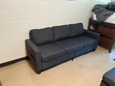 Gray Sectional Couch 78” L, 53” W, 33’ H  - Image 1 of 4