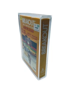 UV RESISTANT Atari Game Box Hard Acrylic Case Magnetic Lock & Removable Feet - Picture 1 of 8