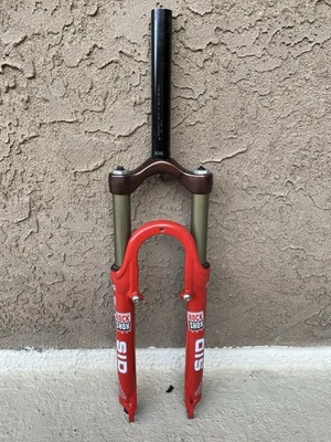 Red Rock Shox SID Hydra Air 100mm Straight 1-1/8” 9 x100mmQR 26" Suspension Fork - Image 1 of 4