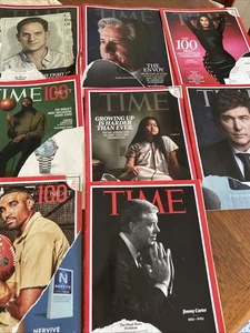 Time Magazine Set Of 8 Issues 2023-2025 - Imagen 1 de 9