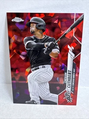 2020 Topps Chrome Update Red Sapphire Refractor 5/5 SSP Cheslor Cuthbert #U-23 - Image 1 of 3