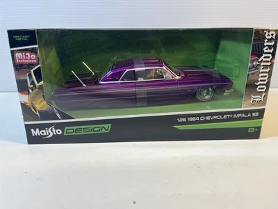 Chevy Impala 1964 modelo de coche diecast: escala 1/26, nuevo en caja de Maisto Foto 1 de 4