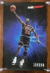 Vintage Michael Jordan 1996 Pure Energy 23” X 35” Poster - Bild 1 von 23