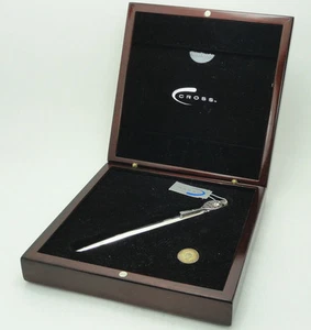 Cross  Limited Edition Fountain Pen Sterling Silver With 18K Gold Nib New In Box - Picture 1 of 5