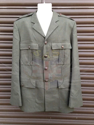 Royal Marines No.5 Lovat Green Uniform Dress Tunic With Subdued Buttons - Image 1 of 4