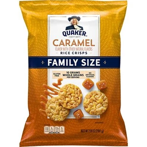 Quaker Rice Crisps Caramel 9.8 Oz - Picture 1 of 5