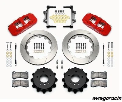 Kit de freno trasero grande Wilwood Aero4,BMW 325i,328i,335i,14" rotores,4 pinzas de pistón Foto 1 de 4