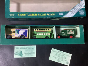 Lledo Set Konvolut NYMR 2003 "North Yorkshire Moors Railway", TOP-Zustand in OVP