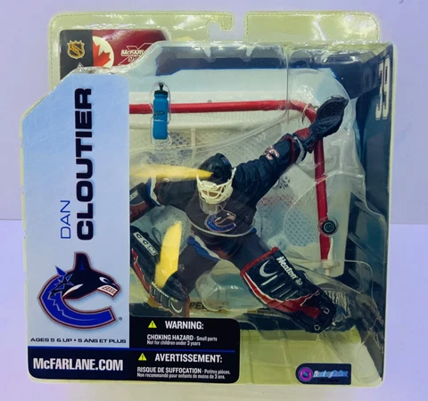 Dan Cloutier Vancouver Canucks McFarlane New in Package NHL Series 5 Cover