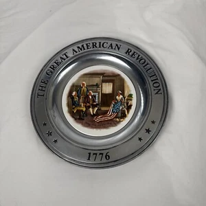 Die große amerikanische Revolution 1776 Zinn Canton Ohio 10 5/8 Zoll - Bild 1 von 2