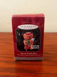 Hallmark Keepsake Ornament, Forever Friends Bear, 1998 nuovo in scatola Holiday Teddy - Foto 1 di 3