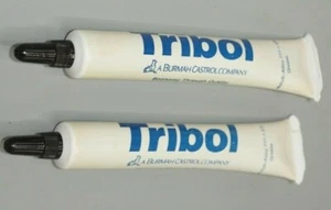 2 CASTROL TRIBOL MOLUB-LEGIERUNG MOTORFETTSCHMIERMITTEL FÜR O/STANDARD/HO/N ZÜGE SPIELZEUG - Bild 1 von 5