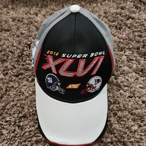 NY Giants Vs Patriots 2012 Superbowl Stadium Exclusive Hat Cap Limited Edition - Picture 1 of 7