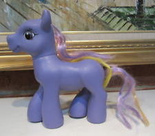 My Little Pony Purple 7-3/4" Tall with Brushable Purple Pink Yellow Mane & Tail