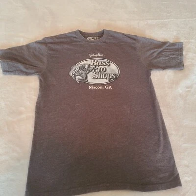 Camisa gris pequeña Bass Pro Shops Macon Ga para hombre Foto 1 de 4