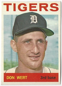 1964 Topps Don Wert #19 Detroit Tigers 3B - Picture 1 of 2