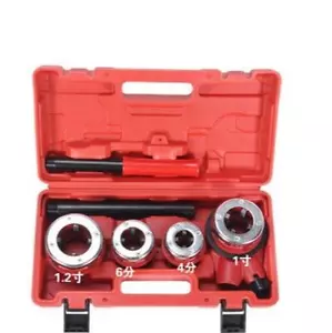 Manual Plumber Pipe Threading Kit Threading Dies Manual Pipe Threader Machine - Picture 1 of 3