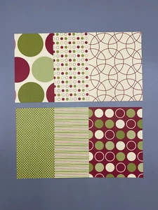 12 Stampin' Up Designer Series Paper Card Fronts 4x5.25 Double Sided - Picture 1 of 2
