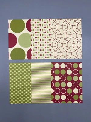 12 frentes de tarjetas de papel Stampin' Up Designer Series 4x5,25 doble cara Foto 1 de 2