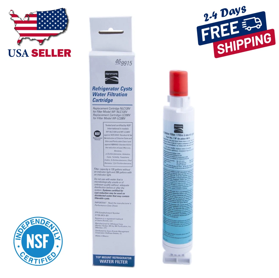 Kenmore 9915 Refrigerator Cyst Water Filter Cartridge 46 9915 - Image 1 of 4