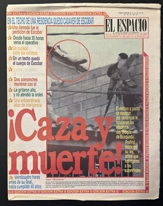 Pablo Escobar Narcotraficante Colombiano Cartel Medellín / Periódico Bogotá 1993 - Imagen 1 de 11