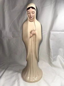Stewart B McCulloch Authehlic California 1862 Pottery Madonna 15" Tall Statue - Picture 1 of 10