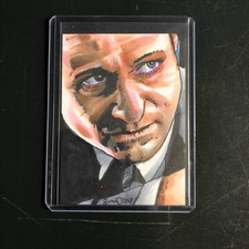 Commissioner Gordon Gotham CW 1/1 hand drawn original art sketch card aceo 