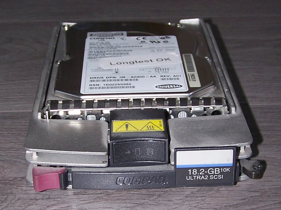 HP/Compaq 18GB 10k U/min Wide Ultra2 SCSI HotPlug 128418-B22 143920-001 - Bild 1 von 1