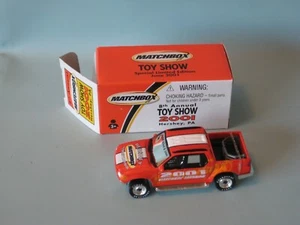 Matchbox Ford Explorer Sport Pick Up Hershey Toy Show 2001 EE. UU. 75 mm en caja - Imagen 1 de 3
