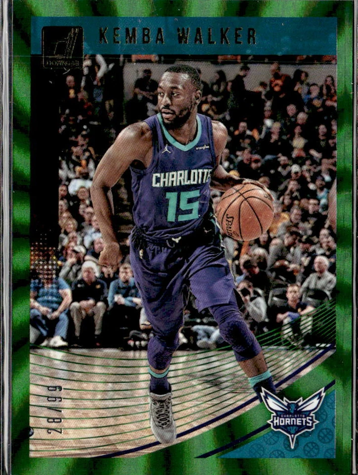 2018-19 Panini Donruss /99 Kemba Walker Charlotte Hornets #8 - Image 1 of 2