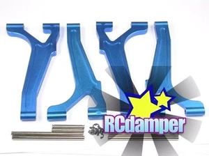 ALUMINUM FRONT & REAR UPPER ARM B TEAM LOSI 1/8 LST 1 AFTERSHOCK RAMINATOR AFT - Picture 1 of 1