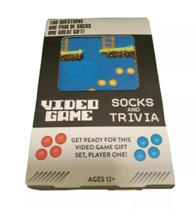 PROFESSOR PUZZLE: GAMEBOY: VIDEO GAME: SOCKS & TRIVIA: GIFT SET: BRAND NEW - Picture 1 of 12